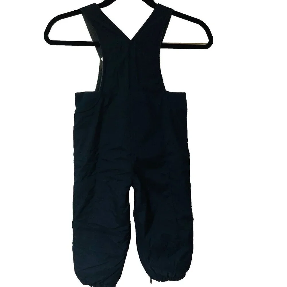 The Childrens Place Navy Bib‎ Snowsuit Kids 36M 3T Fleece Thermolite Insulated